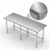 Thumbnail image #3 for 84-Inch x 14-Inch Stainless Steel Work Table with Open Galvanized Base