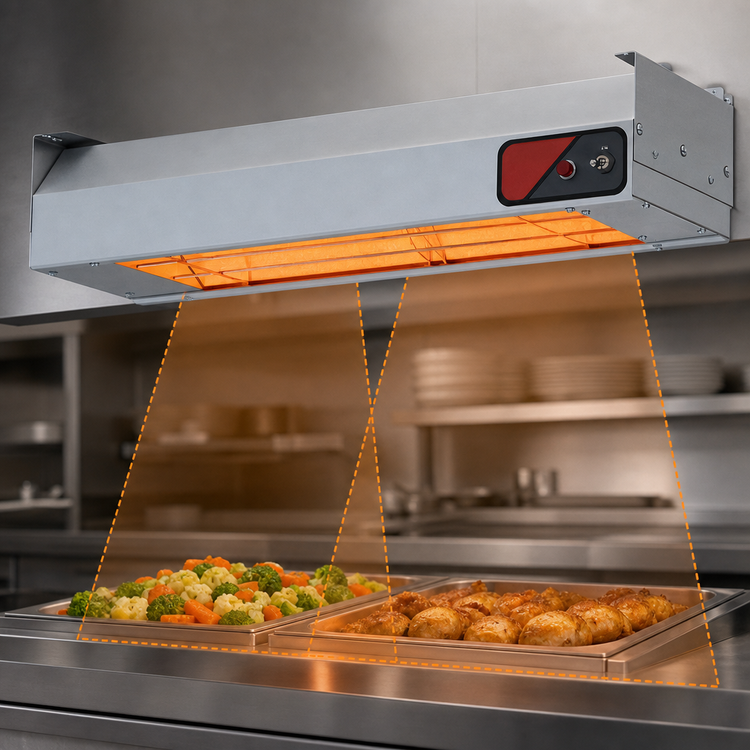 Product image #3 for Nemco 60-Inch Dual Infrared Strip Heater with Infinite Temperature Control, 208V
