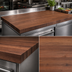 Thumbnail image #3 for John Boos Boos Block American Black Walnut Edge Grain Kitchen Countertop, 60 x 42 x 2-1/4 Inches