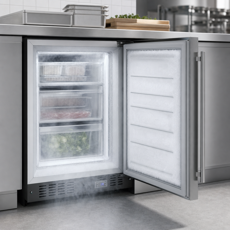 Product image #4 for Summit Commercial 24-Inch Frost-Free Undercounter All-Freezer with Stainless Steel Door