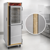 Thumbnail image #3 for Cres Cor Mobile Stainless Steel Heated Holding Cabinet with Top-Mount Heater, Dutch Doors, 12 Pan Capacity