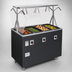 Thumbnail image #3 for Vollrath 2-Series Affordable Portable Deluxe 4-Well Mobile Hot Food Station with Lighted Breath Guard
