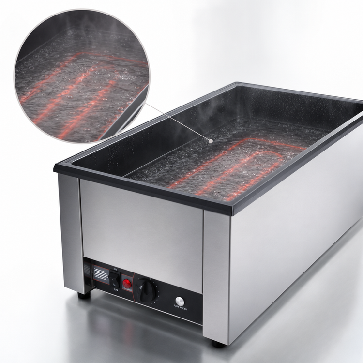 Product image #3 for Vollrath Cayenne Heat 'N Serve 4/3 Rectangular Countertop Rethermalizer