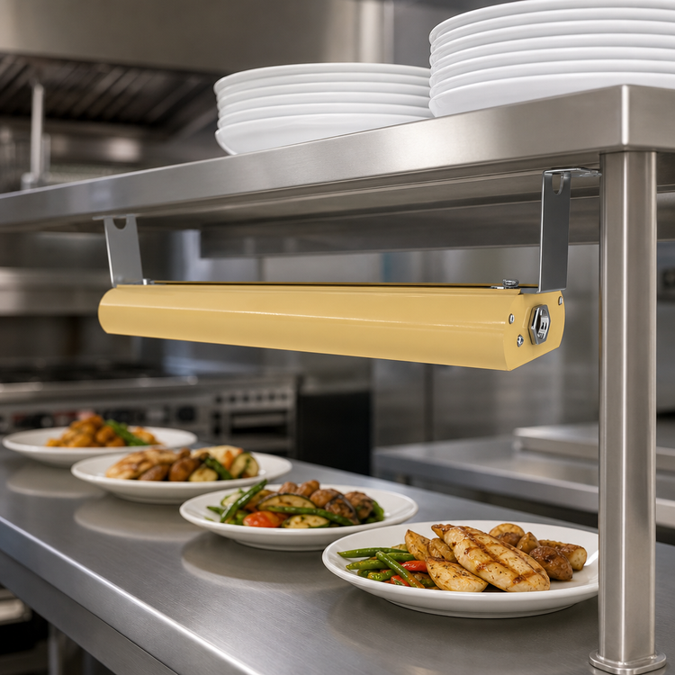 Product image #3 for Vollrath 48-Inch Low Profile Unlighted Strip Heat Lamp with Remote Toggle Switch