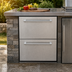 Thumbnail image #4 for KoolMore 24-Inch Built-In Two-Drawer Outdoor Refrigerator