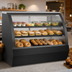 Thumbnail image #3 for Beverage-Air 60.25-Inch Dry Deli Display Case with Curved Glass, Sliding Rear Doors, 17 Cu. Ft., Black Exterior
