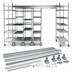 Thumbnail image #3 for Metro Top-Track 12 Ft. High-Density Storage Track Set