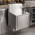 Thumbnail image #4 for BK Resources Top Shelf Underbar Cabinet with Flat Top and Locking Hinged Door, 24 x 21 Inches