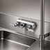 Thumbnail image #3 for T&S Brass Workboard Faucet, Less Nozzle, Backsplash Mount, 3-1/2 Inch Centers, Low-Lead