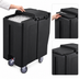 Thumbnail image #4 for Cambro SlidingLid Tall Mobile Ice Caddy, 175 lb. Capacity, Black