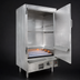 Thumbnail image #3 for MasterRange 24-Inch Propane Gas Smokehouse with Left-Hinged Door and Stainless Steel Front/Sides