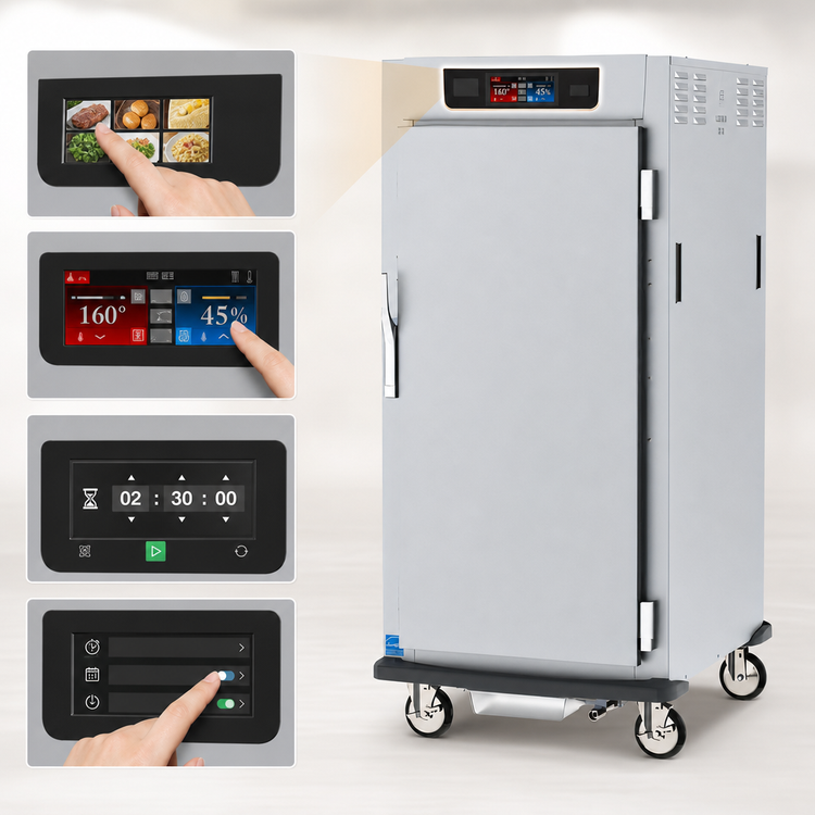 Product image #3 for Metro C5 9 Series Controlled Humidity Heated Holding and Proofing Cabinet, 3/4 Height, Solid Door, Mobile, 29 Pan Capacity, 120V