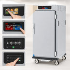 Thumbnail image #3 for Metro C5 C597-SFS-L Controlled Humidity Heated Holding and Proofing Cabinet, 3/4 Height, Solid Door, Mobile, 29 Full-Size Pan Capacity, 120V