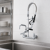 Thumbnail image #3 for T&S Brass EasyInstall Mini Wall-Mount Pre-Rinse Unit with 8-Inch Centers, 24-Inch Hose, 6-Inch Swing Spout and 1.15 GPM Spray Valve
