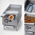 Thumbnail image #3 for Winco Spectrum™ 12-Inch Natural Gas Countertop Griddle with 30,000 BTU Burner