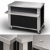 Thumbnail image #3 for DineXpress DXP6ST 88 Inch Solid Top Utility Serving Counter