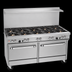 Thumbnail image #3 for Southbend Ultimate 60-Inch Gas Restaurant Range with 9 Open Burners, Standard Oven, and Cabinet Base