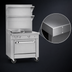 Thumbnail image #3 for Southbend Platinum 36-Inch Heavy Duty Gas Range with 4 Open Burners, 12-Inch Griddle, and Standard Oven
