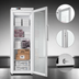 Thumbnail image #4 for KoolMore 24-Inch Single Section Glass Door Reach-In Freezer, 12 Cu. Ft.