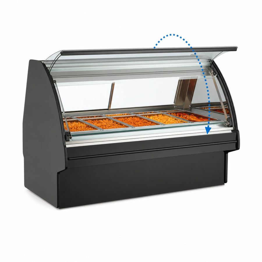 Curved Lift-Up Front Glass