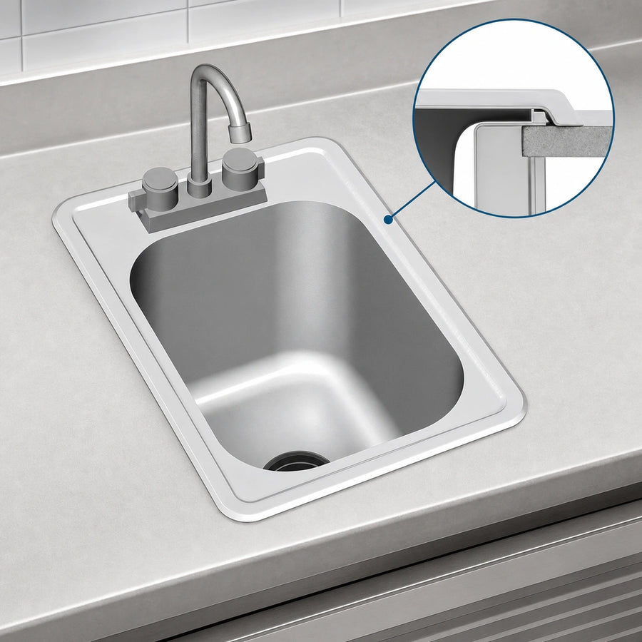 Self-Rimming Drop-In Design