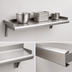 Thumbnail image #3 for Eagle Snap-n-Slide 48-Inch x 15-Inch Wall Shelf with V Marine Front Edge, 14/316 Stainless Steel