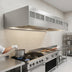 Thumbnail image #2 for Eagle Group SpecAir HEF96-126 Wall Type Front Discharge Make-Up Air Exhaust Hood, 126