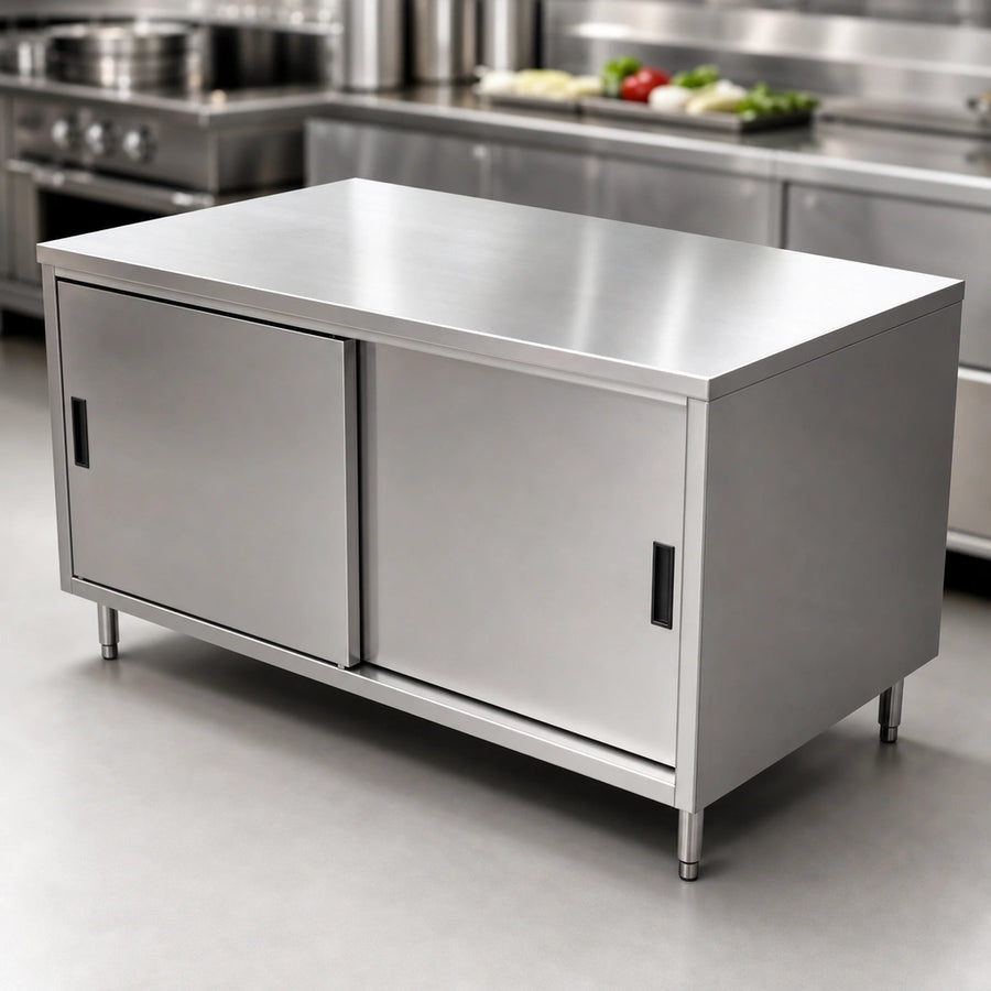 Flat Stainless Steel Prep Top