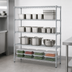 Thumbnail image #3 for Eagle Group 60-Inch W x 24-Inch D x 74-Inch H 4-Tier Starter Wire Shelving Unit, Chrome-Plated