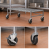 Thumbnail image #3 for Eagle Group Mobile Chrome Wire Dunnage Rack, 60 x 24 x 14 Inches, 800 lb Capacity
