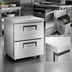 Thumbnail image #3 for Atosa 1-Section 2-Drawer Undercounter Refrigerator, 27-1/2-Inch W, 7.15 Cu. Ft., Rear-Mounted Self-Contained, Stainless Steel
