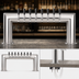 Thumbnail image #3 for Pass-Thru Countertop Air-Cooled Draft Beer Tower with 8 Faucets, Polished Stainless Steel