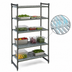 Thumbnail image #3 for Cambro Camshelving Basics Plus 18-Inch Deep x 54-Inch Wide x 64-Inch High 5-Shelf Stationary Polymer Shelving Starter Unit