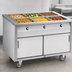 Thumbnail image #3 for Randell HTD-6B 6-Well Electric Mobile Hot Food Table with Heated Cabinet Base