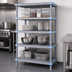Thumbnail image #3 for Quantum Millenia 36-Inch W x 21-Inch D x 50-Inch H Polymer Stationary Starter Shelving Unit, 4 Shelves