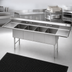 Thumbnail image #3 for Advance Tabco Special Value Series 4-Compartment Fabricated Sink with Left and Right Drainboards