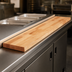 Thumbnail image #3 for John Boos Steam Table Cutting Board, 96 x 12 x 1-3/4 Inch, Northern Hard Rock Maple, Edge Grain, Penetrating Oil Finish