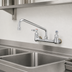 Thumbnail image #3 for Wall-Mount Double Pantry Mixing Faucet with 12-Inch Swing Nozzle, 8-Inch Centers