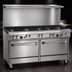 Thumbnail image #3 for Southbend Ultimate 60-Inch Gas Restaurant Range with 6 Open Burners, 24-Inch Griddle, Standard Oven, and Cabinet Base