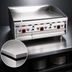 Thumbnail image #3 for MagiKitch'n 36-Inch Countertop Gas Griddle with Electric Thermostat and Matchless Ignition
