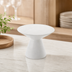 Thumbnail image #4 for American Metalcraft White Wood Round Buffet Pedestal, 5-1/4-Inch H, Hampton Collection