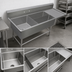 Thumbnail image #3 for John Boos Pro-Bowl 3-Compartment Stainless Steel Platter Sink with Right Drainboard