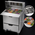 Thumbnail image #4 for Beverage Air 27-Inch One-Section Mega Top Refrigerated Prep Table with 2 Drawers and 12-Pan Top
