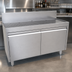 Thumbnail image #3 for Glastender DBCA-48 48-Inch Stainless Steel Underbar Drainboard Cabinet Base with Hinged Doors