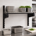 Thumbnail image #3 for Cambro Camshelving Elevation Series Wall-Mounted Vented Shelf Kit, 14 x 42 Inches, Brushed Graphite