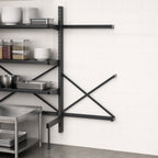 Thumbnail image #3 for Metro SmartLever SM862472-ADD Cantilevered Shelving Add-On Kit for 72"W x 24"D Shelves, Epoxy-Coated Steel, 86"H