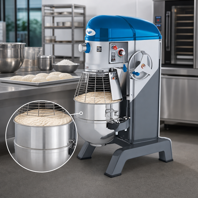 Product image #3 for Vollrath 60-Quart Floor Model Planetary Mixer with Digital Timer, 3-Speed Belt Drive, 2 HP