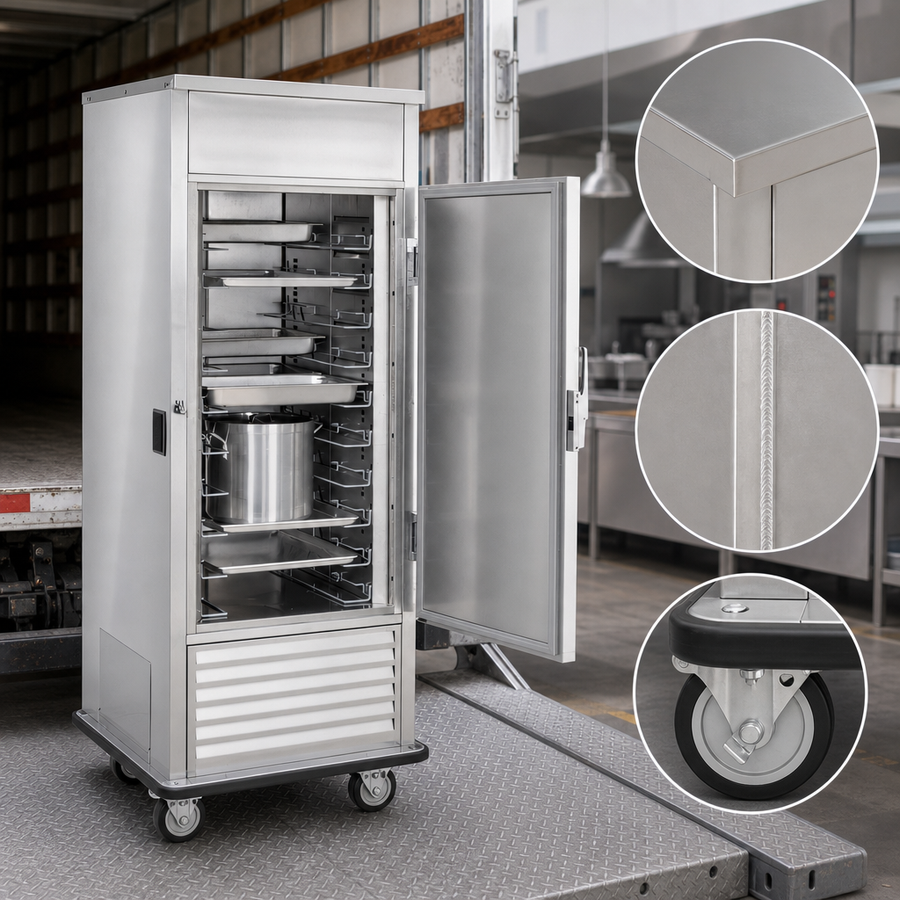 Transport-Ready Stainless Steel Construction