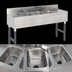 Thumbnail image #3 for Advance Tabco Special Value Series 96-Inch Wide 3-Compartment Stainless Steel Bar Sink with 30-Inch Drainboards and Faucet