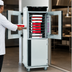 Thumbnail image #3 for Cres Cor Full-Height Mobile Heated Pass-Thru Pizza Holding Cabinet, 24 Pizza Box Capacity